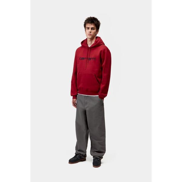 Carhartt WIP Single Knee Pant Dearborn Stone Canvas Graphite-Black Sheep Skate Shop