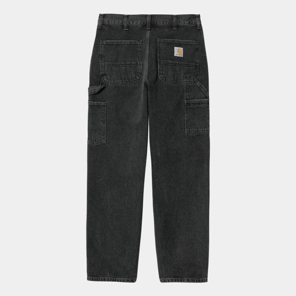 Carhartt WIP Single Knee Pant Denim Black Stone Washed-Black Sheep Skate Shop