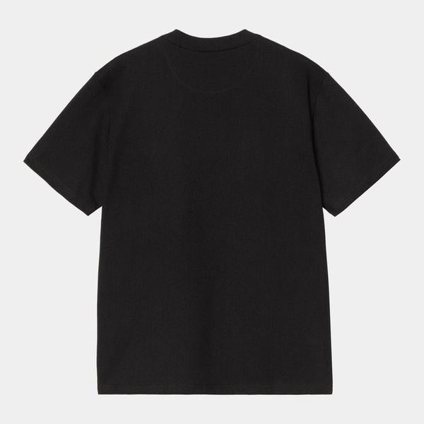 Carhartt WIP University T-Shirt Black - White-Black Sheep Skate Shop