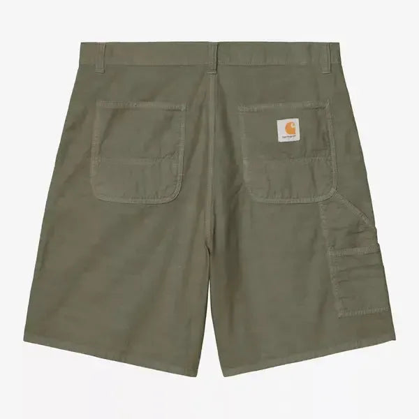 Carhartt WIP Walter Single Knee Short Leaf Garment Dyed-Black Sheep Skate Shop