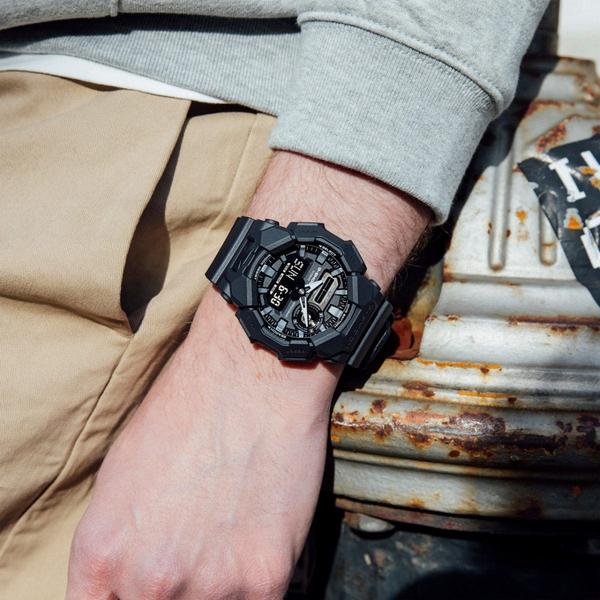 Casio G-Shock Analog - Digital Watch GA010-1A1 Black - Black-Black Sheep Skate Shop