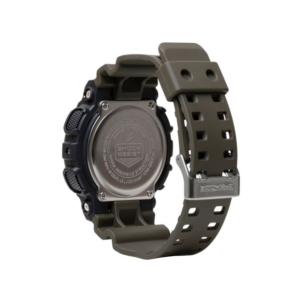 Casio G-Shock Analog - Digital Watch GA100TU-1A3 Black - Olive-Black Sheep Skate Shop