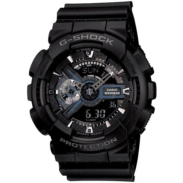Casio G-Shock Analog - Digital Watch GA110-1B Black-Black Sheep Skate Shop