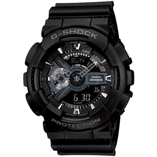 Casio G-Shock Analog - Digital Watch GA110-1B Black-Black Sheep Skate Shop