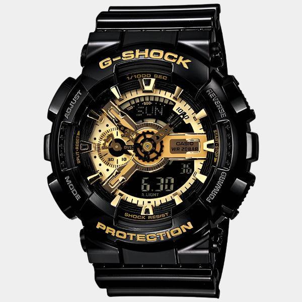 Casio G-Shock Analog - Digital Watch GA110GB-1A Black - Gold-Black Sheep Skate Shop