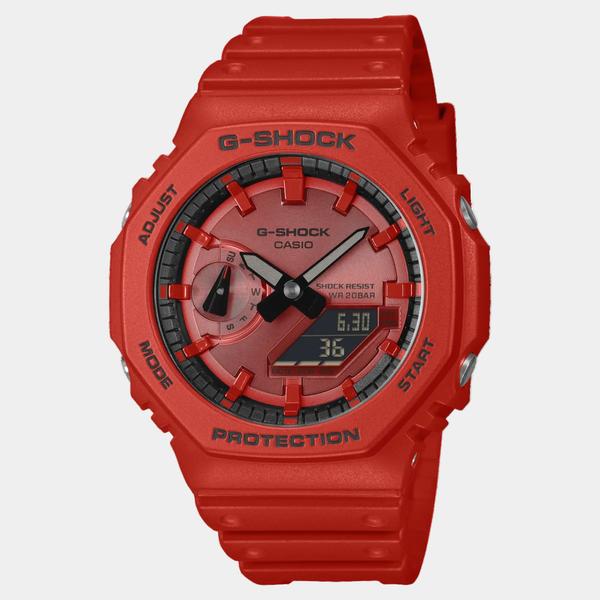 Casio G-Shock Analog-Digital Watch GA2100RRB-4A Red – Black Sheep