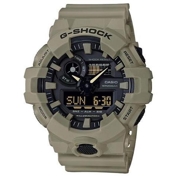 Casio G-Shock Analog-Digital Watch GA700UC-5A Tan-Black Sheep Skate Shop