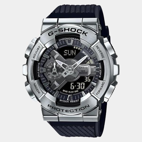 Casio G-Shock Analog G-Steel Watch GM110-1A-Black Sheep Skate Shop