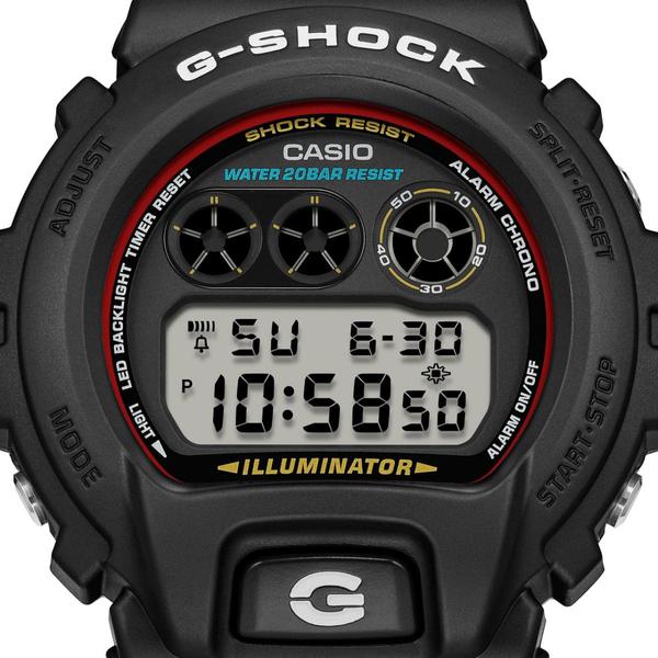 Casio G-Shock Digital Watch DW6900RL-1 Black - Red - Blue-Black Sheep Skate Shop