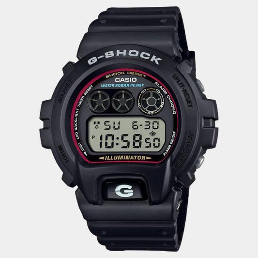 Casio G-Shock Digital Watch DW6900RL-1 Black - Red - Blue-Black Sheep Skate Shop