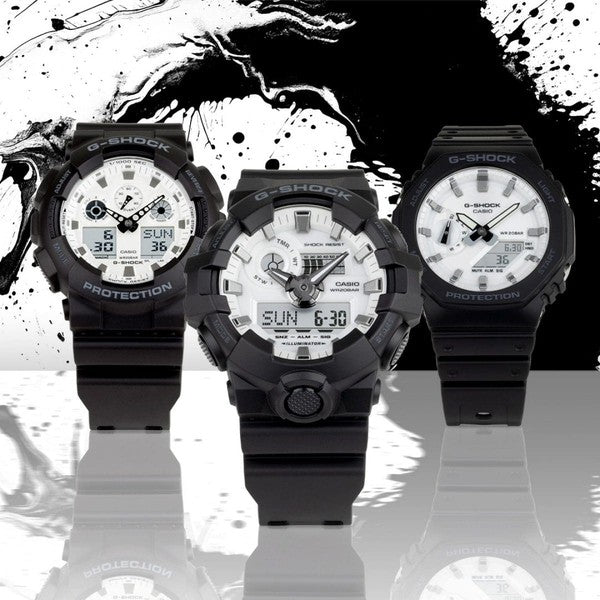 Casio G-Shock Digital Watch DW6900WD-1 Black - White-Black Sheep Skate Shop