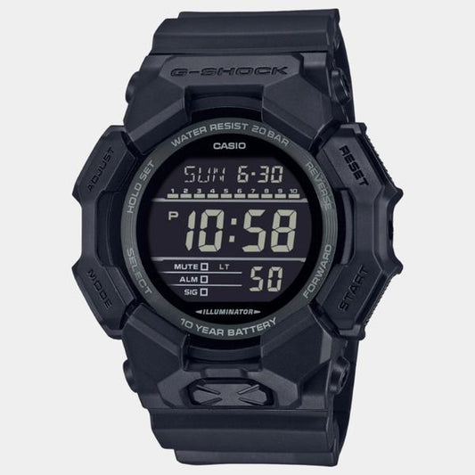 Casio G-Shock Digital Watch GD010-1A1 Black - Black-Black Sheep Skate Shop
