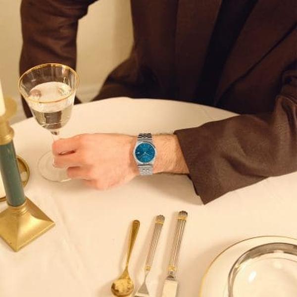 Casio Vintage Collection Analog Watch MTPB145D22VT Silver - Blue-Black Sheep Skate Shop