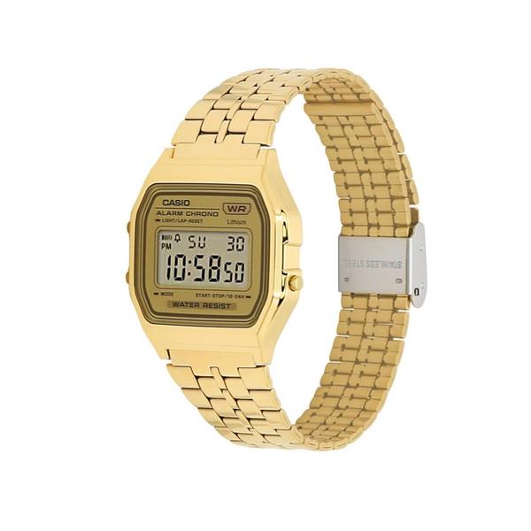 Casio Vintage Collection Digital Watch A158WETG-9AV Gold-Black Sheep Skate Shop