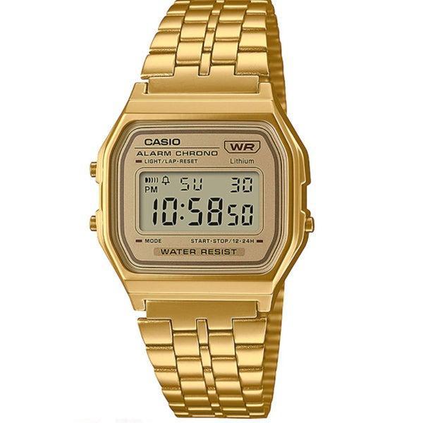 Casio Vintage Collection Digital Watch A158WETG-9AV Gold-Black Sheep Skate Shop