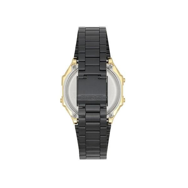 Casio Vintage Collection Digital Watch A168WEGB-1BVT Black - Gold-Black Sheep Skate Shop