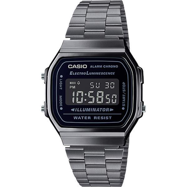 Casio Vintage Collection Digital Watch A168WGG-1BVT Gun Metal-Black Sheep Skate Shop