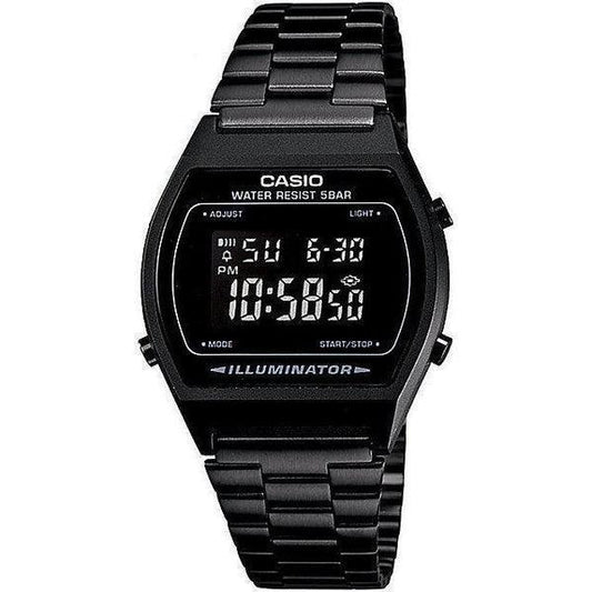 Casio Vintage Collection Digital Watch B640WB-1BVT Black-Black Sheep Skate Shop