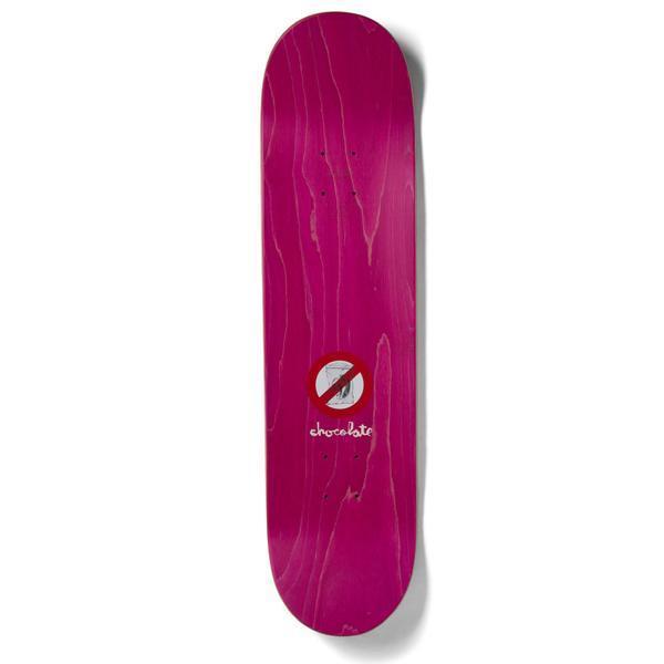 Chocolate Skateboards Jordan Trahan White Lines Deck 8.5"-Black Sheep Skate Shop