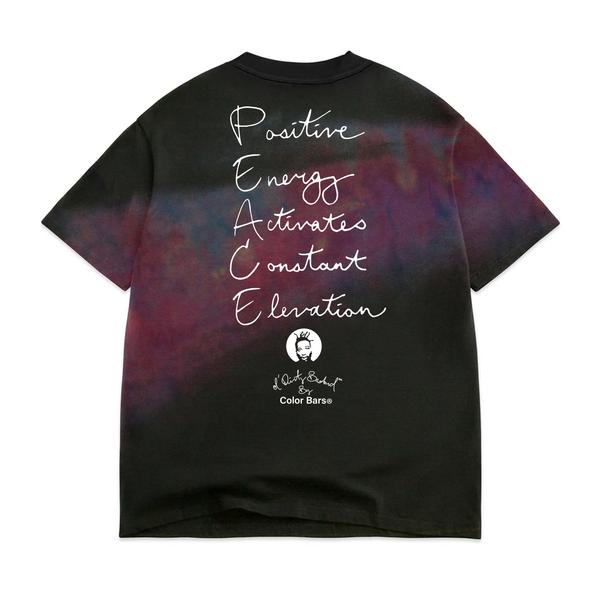 Color Bars x Ol' Dirty Bastard ODB P.E.A.C.E. T-Shirt Tie Dye-Black Sheep Skate Shop