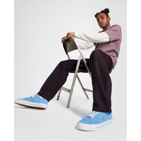 Converse CONS One Star Pro Ox Light Blue - White - Gold-Black Sheep Skate Shop