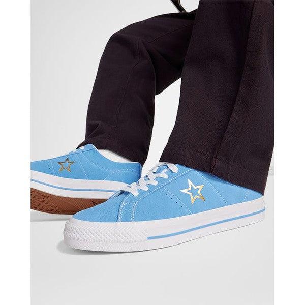 Converse CONS One Star Pro Ox Light Blue - White - Gold-Black Sheep Skate Shop