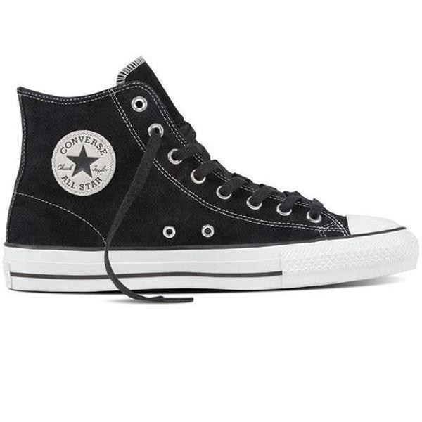 Converse CTAS Pro Hi Core Suede Black Black White