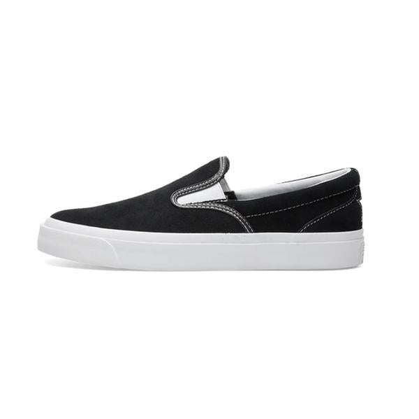 Converse Cons One Star CC Pro Suede Slip On Black - White - White-Black Sheep Skate Shop