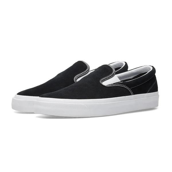 Converse Cons One Star CC Pro Suede Slip On Black - White - White
