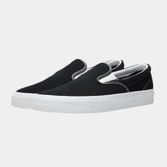 Converse Cons One Star CC Pro Suede Slip On Black - White - White-Black Sheep Skate Shop