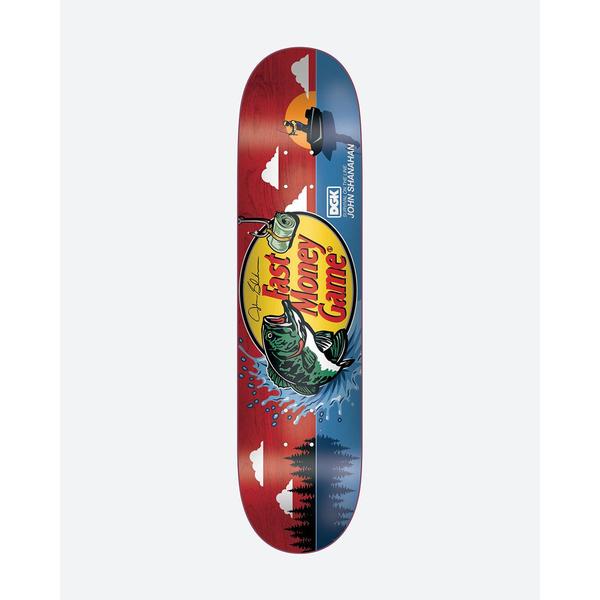 DGK Skateboards John Shanahan Fast Money Deck 7.8"-Black Sheep Skate Shop