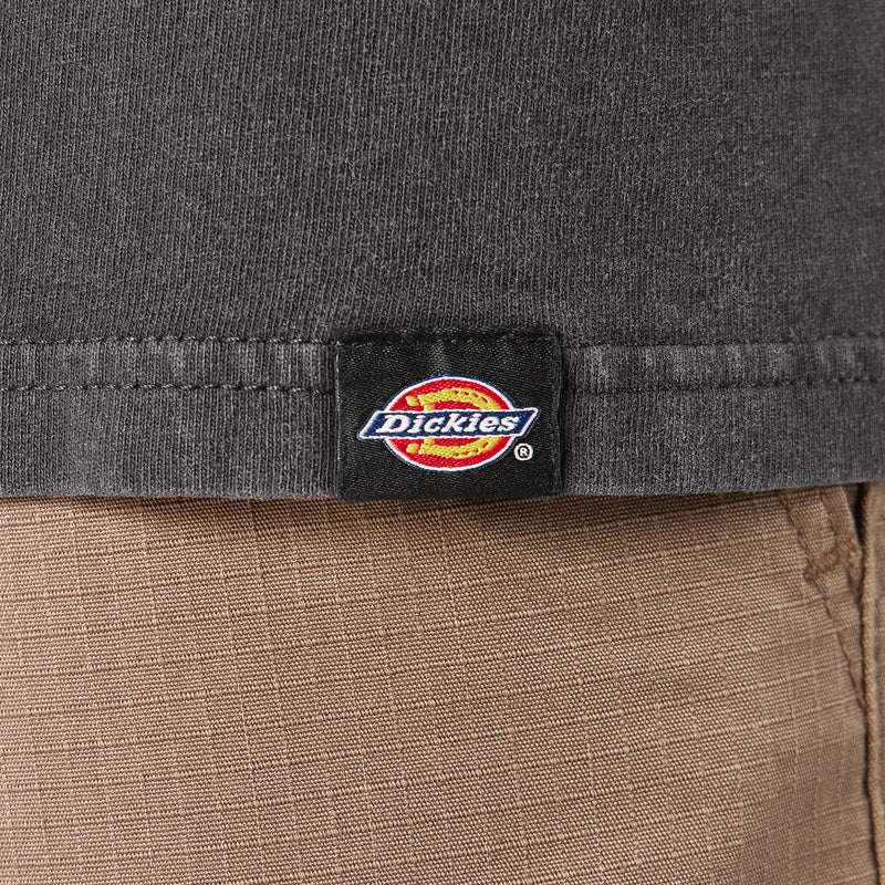 Dickies Plentywood Long Sleeve T-Shirt Acid Wash Black
