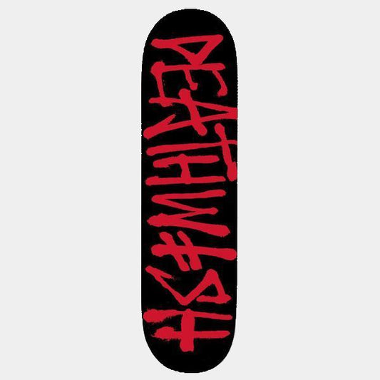 Deathwish Skateboards Deathspray Deck 8.25" Black - Red-Black Sheep Skate Shop