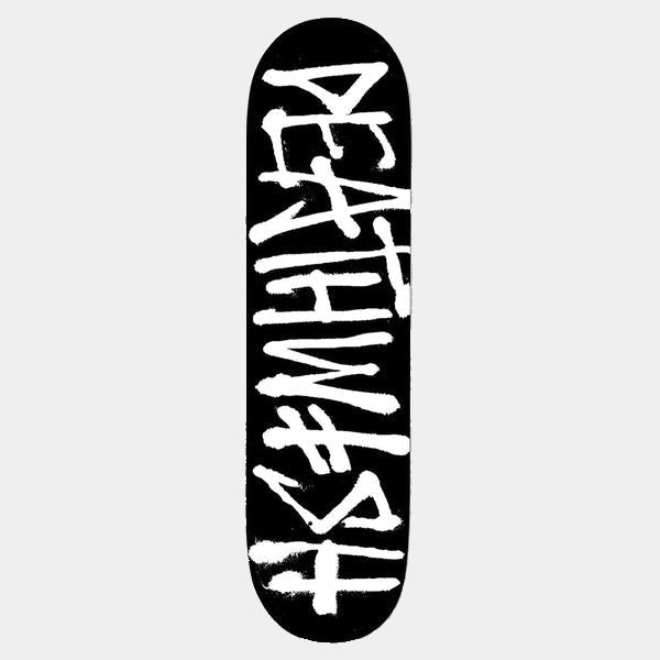 Deathwish Skateboards Deathspray Deck 8.38" Black - White-Black Sheep Skate Shop