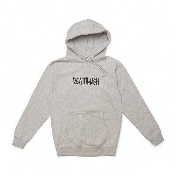 Deathwish Skateboards Deathspray Hoodie Heather Grey-Black Sheep Skate Shop