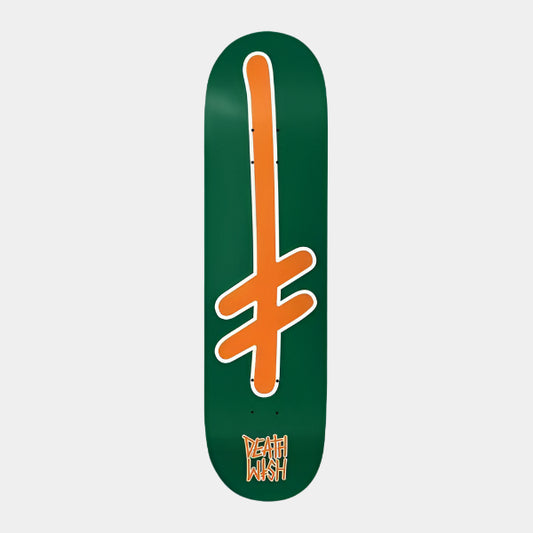 Deathwish Skateboards Gang Logo University Deck 8.25"-Black Sheep Skate Shop