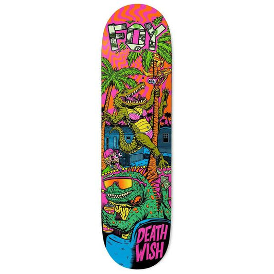 Deathwish Skateboards Jamie Foy Dysfunction Deck 8.25"-Black Sheep Skate Shop