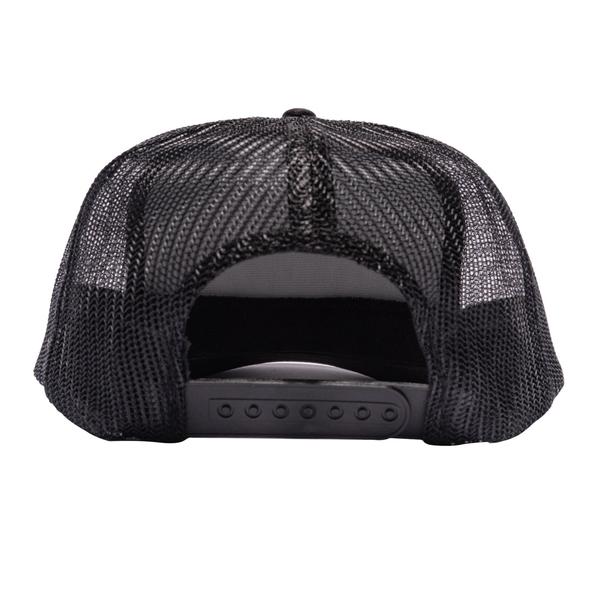 Deathwish Skateboards OG Deathspray Mesh Trucker Snapback Hat Black-Black Sheep Skate Shop