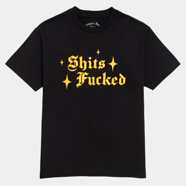 Designer Trash Sparkle T-Shirt Black-Black Sheep Skate Shop