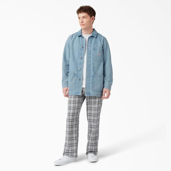 Dickies Denim Chore Coat Light Denim-Black Sheep Skate Shop