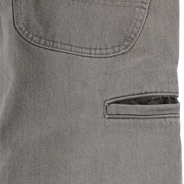 Dickies Double Knee Denim Work Jeans Loose Fit Straight Leg Grey Wash Tinted-Black Sheep Skate Shop