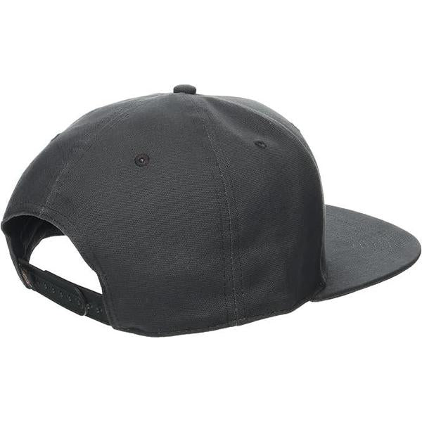 Dickies Flat Bill Patch Logo Snapback Hat Slate-Black Sheep Skate Shop