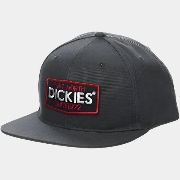 Dickies Flat Bill Patch Logo Snapback Hat Slate-Black Sheep Skate Shop