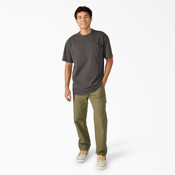 Dickies Heavy Weight Worn In Pocket T-Shirt Pigment Dyed Black-Black Sheep Skate Shop