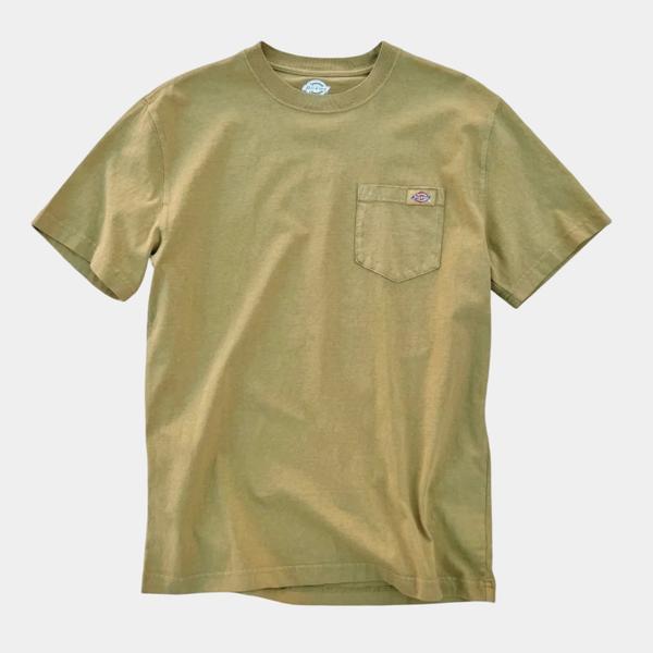 Dickies Heavy Weight Worn In Pocket T-Shirt Pigment Dyed Fennel Seed-Black Sheep Skate Shop