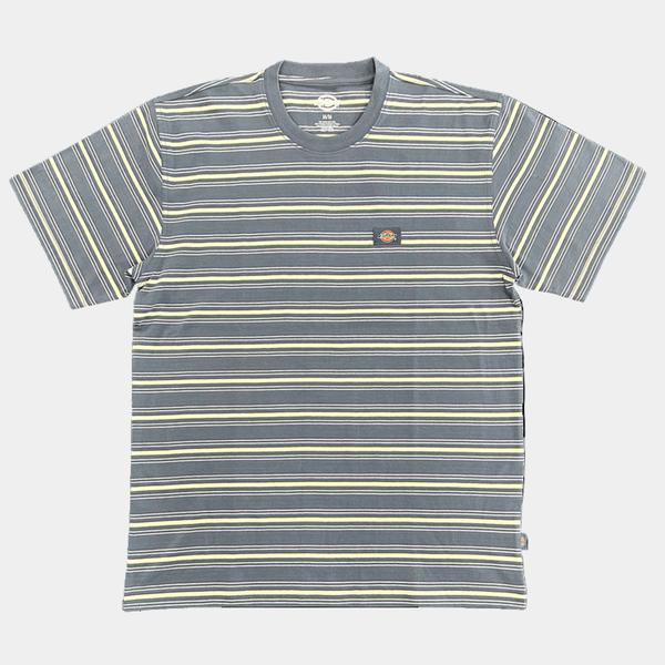 Dickies Lewistown Stripe Short Sleeve T-Shirt Stormy Weather-Black Sheep Skate Shop