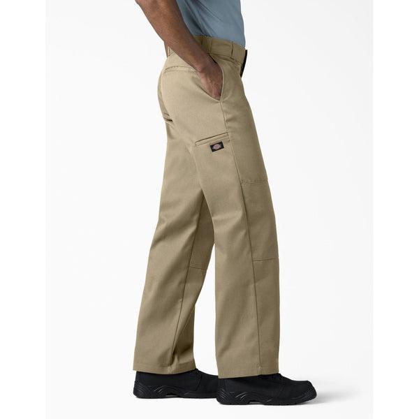 Dickies Loose Fit Double Knee Work Pant Khaki-Black Sheep Skate Shop