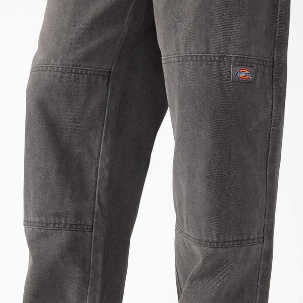 Dickies Relaxed Fit Double Knee Denim Pants Tinted Gray Wash-Black Sheep Skate Shop