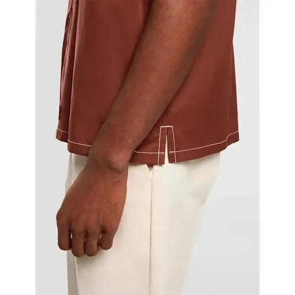 Dickies River Ranch Western Shirt Cappuccino-Black Sheep Skate Shop