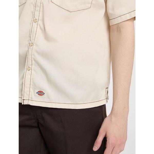 Dickies River Ranch Western Shirt Whitecap Grey-Black Sheep Skate Shop